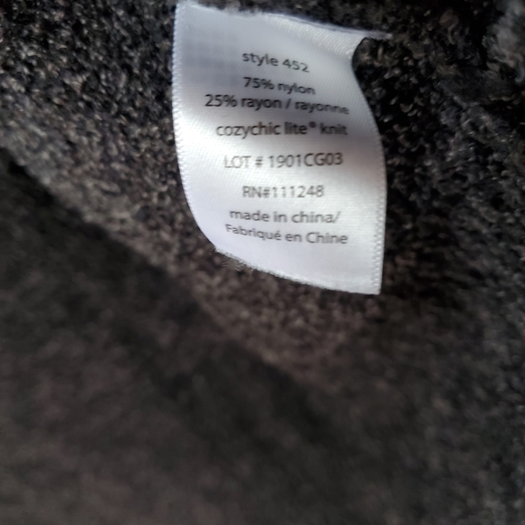 Barefoot Dreams Cozy Chic Lite Cardigan Sweater Womens Size M - Picture 4 of 5